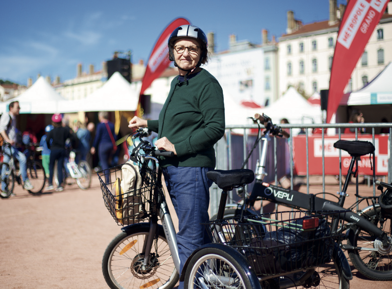 Festival du vélo 2024 — départ de la véloparade place Bellecour